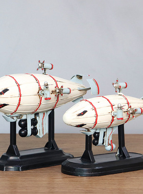 前苏联基洛夫鲨鱼飞艇模型铁艺