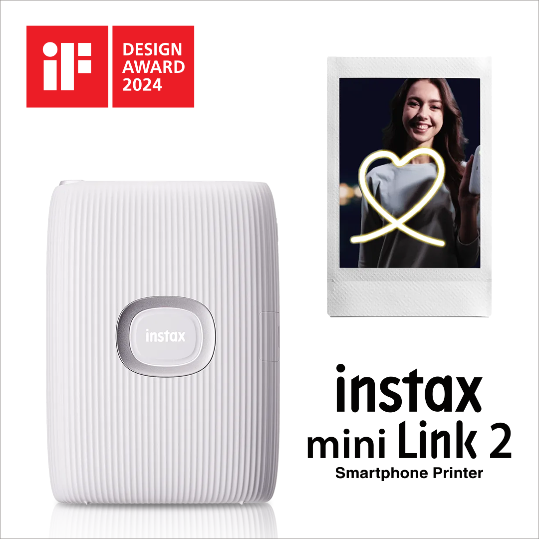 【新品】富士instax mini link2一次成像便携式手机照片打印机 mini热升华蓝牙连接照片打印机-图0