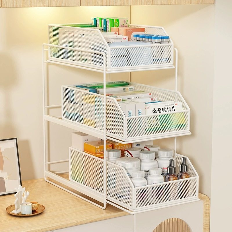 多层药箱抽屉式透明药物收纳盒家庭装大容量药品柜分类家用分层架,淘宝优惠券,粉丝福利购,淘宝优惠卷
