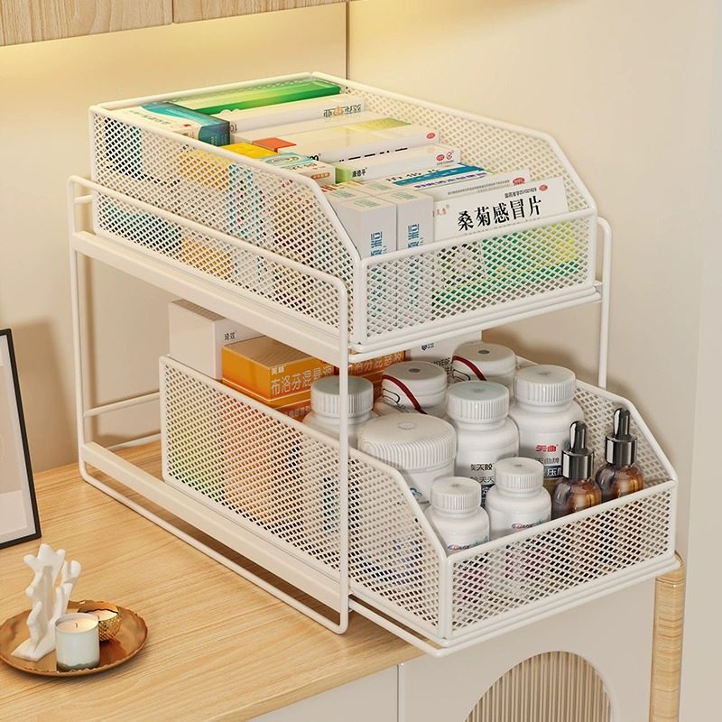 多层药箱抽屉式透明药物收纳盒家庭装大容量药品柜分类家用分层架,淘宝优惠券,粉丝福利购,淘宝优惠卷