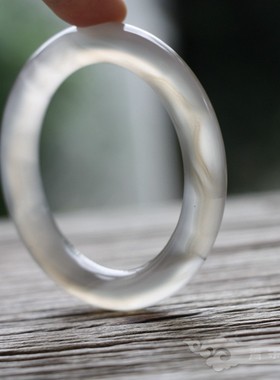 青禾淑坊天然水墨玛瑙手镯