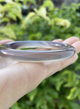 『青禾淑坊』天然玛瑙手镯 复古国风古典玉石镯57MM