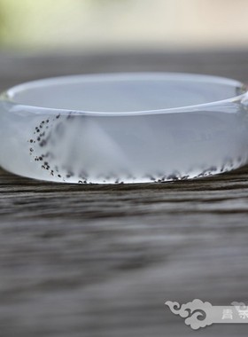 青禾淑坊天然玛瑙手镯玉石