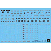 (Inflammatory) Attention to warning warning dangerous marking (generic series) dedicated water sticker (black)