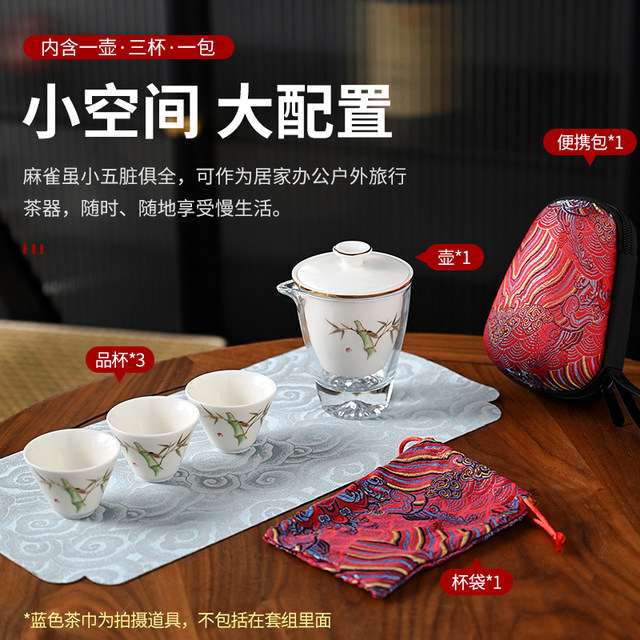 Chenming Travel Tea Sets are affordable and can be carried with you