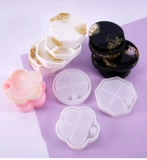 Многослойная крутящаяся коробка для хранения, коробочка для хранения, аксессуар, силиконовая форма, «сделай сам»