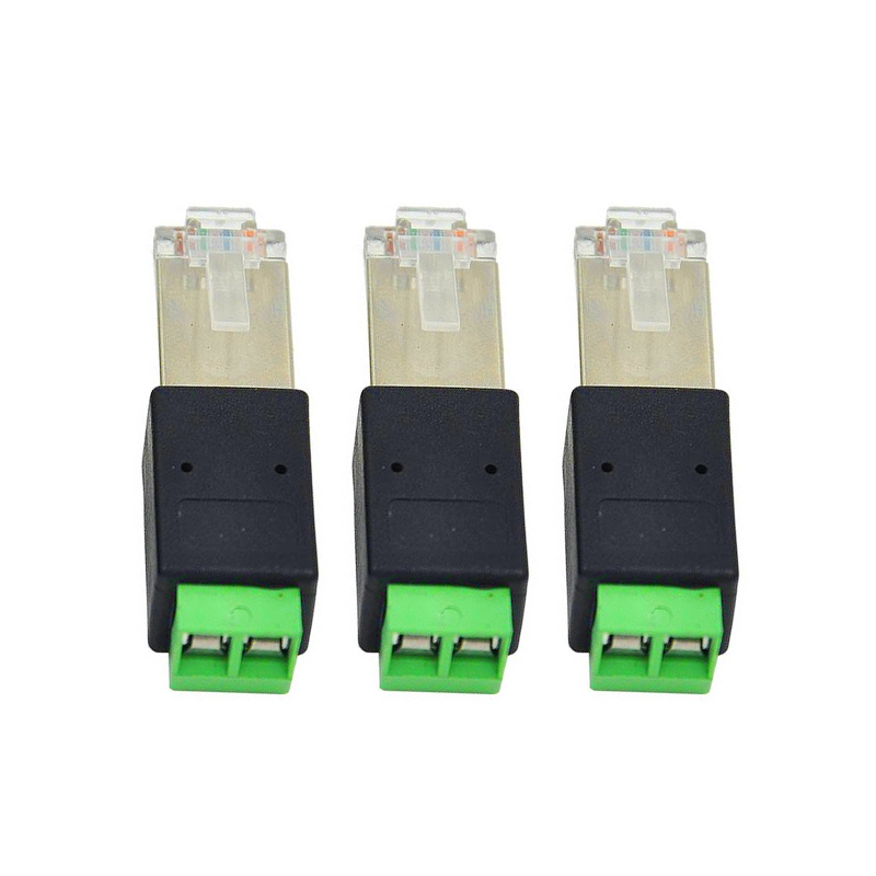 RJ45转2P 4P 5P 6P转接头rj45转485接线端子8Pin网络水晶头转换器-图3