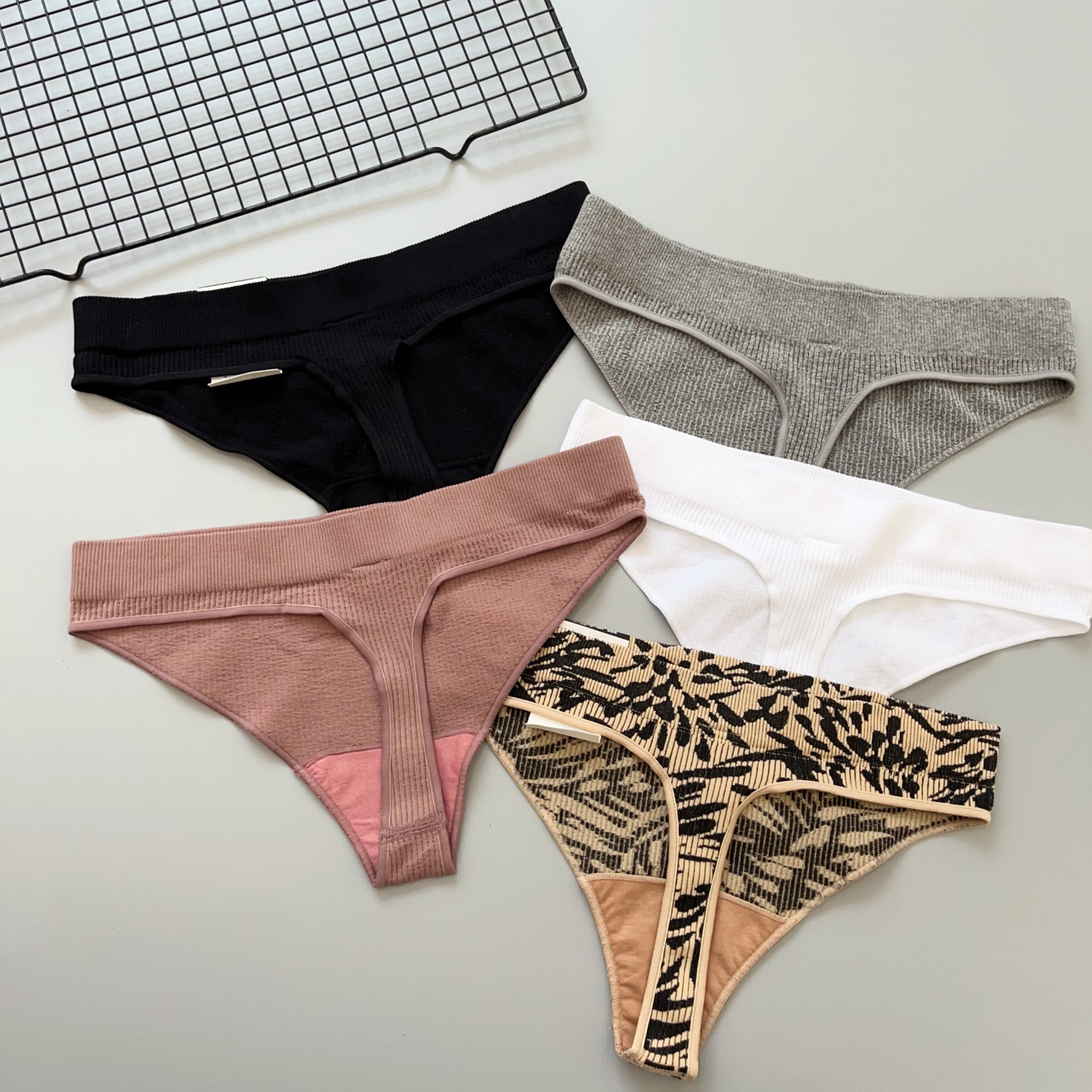 双层裆 运动材质螺纹无缝高弹女士丁字裤健身瑜伽休闲T裤低腰内裤,淘宝优惠券,粉丝福利购,淘宝优惠卷