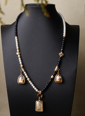 可以挂三挂佛牌的吊坠链子