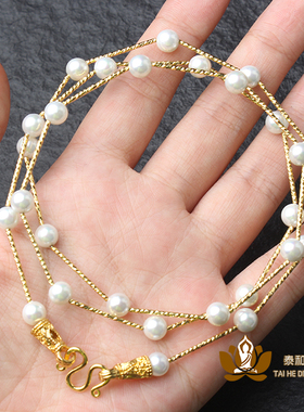 泰国佛牌炫彩水晶蝴蝶链子新品