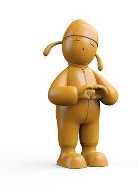 亲爱的李白-原创限量雕塑。