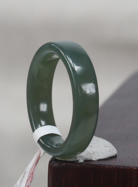 新疆和田玉戒指红糖色戒圈青花羊脂白碧玉绿男女玉石指环10号圈口