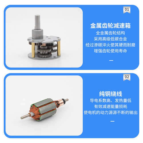 JGB37-3157微型直流减速马达 饲喂器碳刷钢管大扭矩小电机 12V24V - 图0