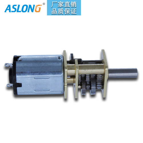ASLONG JGA12-N20-1000微型直流减速马达齿轮电机微电机DIY小马达 - 图1