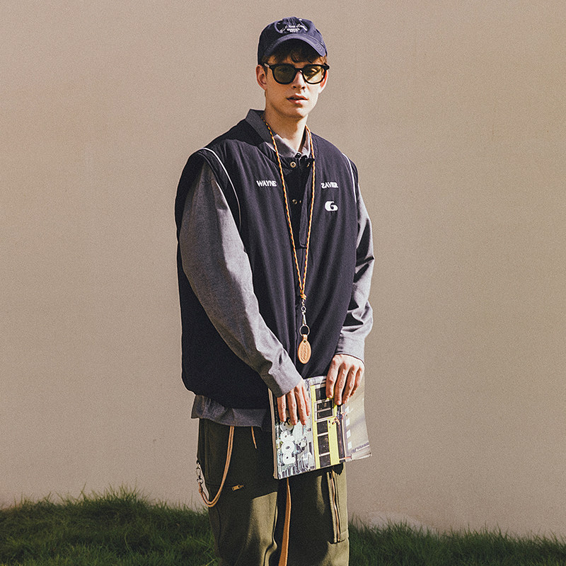 韦恩泽维尔简约休闲棉服马甲男大码加肥加大秋冬外搭无袖棉衣8052,淘宝优惠券,粉丝福利购,淘宝优惠卷