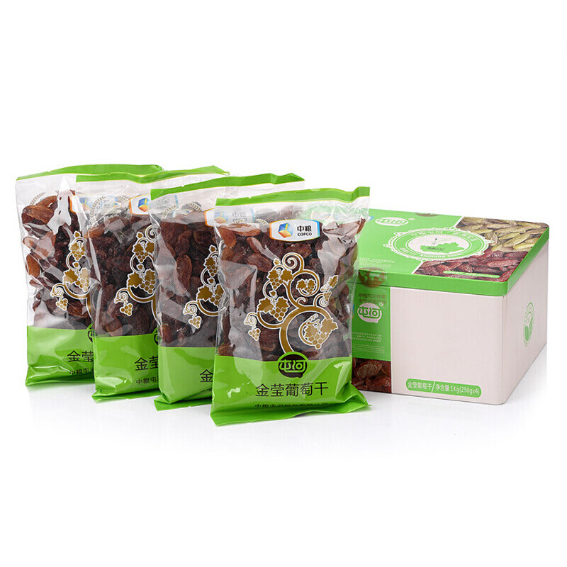 中粮出品屯河品牌金莹250g*葡萄干 中粮食品葡萄干