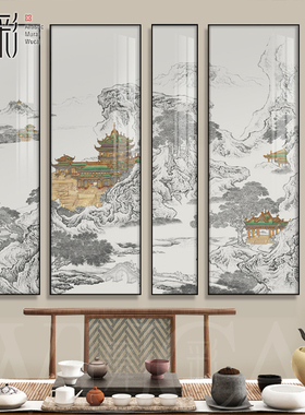 蓬莱仙境挂画客厅装饰画