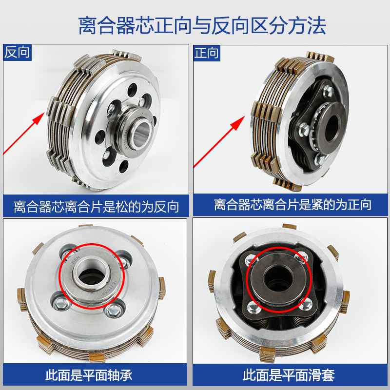 微耕机配件离合器总成12齿171/178/186离合芯反向离合外罩离合片 - 图0