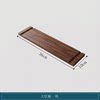 Black walnut solid wood hole board accessories matchsticks wooden laminate wall storage hooks can be customized