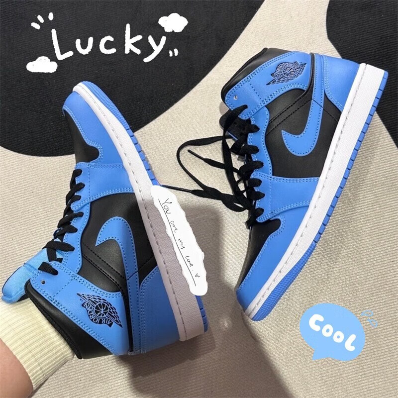 耐克男鞋高帮板鞋AIR JORDAN 1运动鞋AJ1休闲鞋篮球鞋DQ8426-401 - 图0