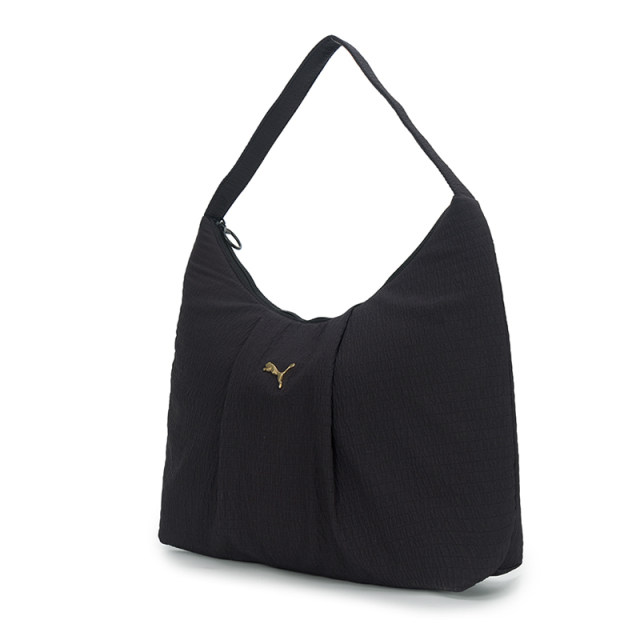 ໃບໂຊກ | Puma Puma Women's Hobo Shoulder Bag Black 2026 Spring New Casual Simple Crossbody Bag