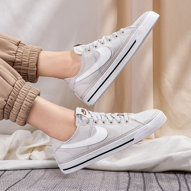 nike耐克帆布鞋女鞋春季新款糖果色court低帮休闲鞋运动鞋cz0294
