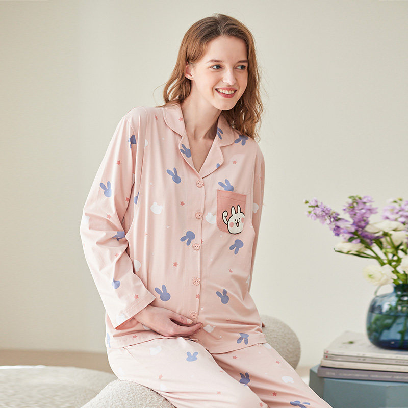 芬腾孕妇睡衣女月子服春秋季产后纯棉长袖秋冬款哺乳衣家居服套装,淘宝优惠券,粉丝福利购,淘宝优惠卷