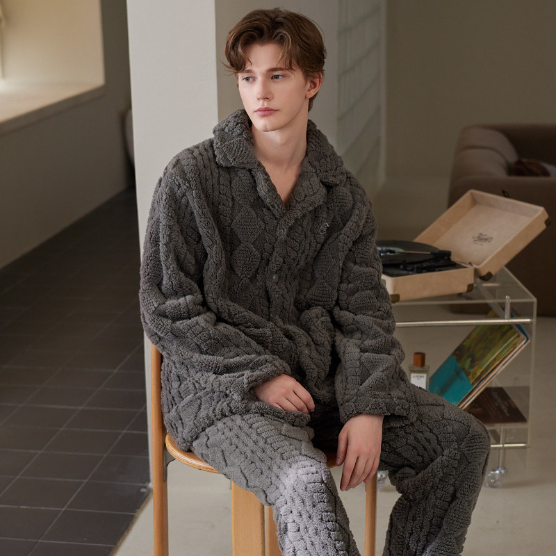 【超级年货节】芬腾珊瑚绒情侣睡衣加厚保暖家居服,淘宝优惠券,粉丝福利购,淘宝优惠卷