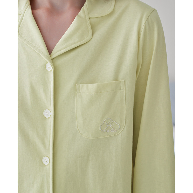 【超级年货节】芬腾情侣睡衣纯棉春秋新款长袖全棉家居服男,淘宝优惠券,粉丝福利购,淘宝优惠卷