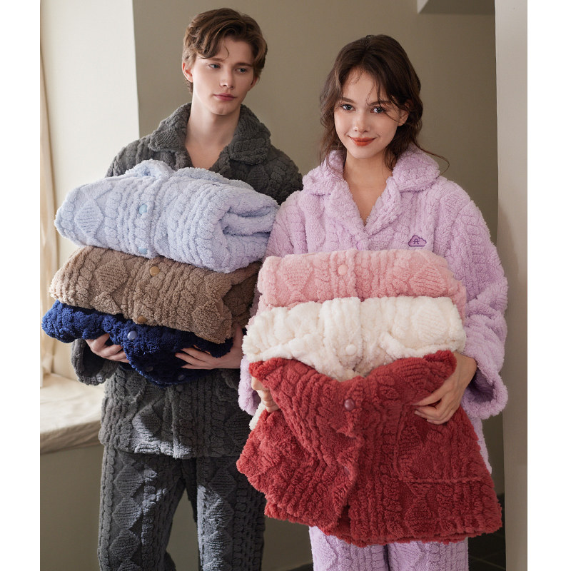 芬腾珊瑚绒睡衣秋冬季情侣套装男女士加绒加厚抗静电加大码家居服,淘宝优惠券,粉丝福利购,淘宝优惠卷