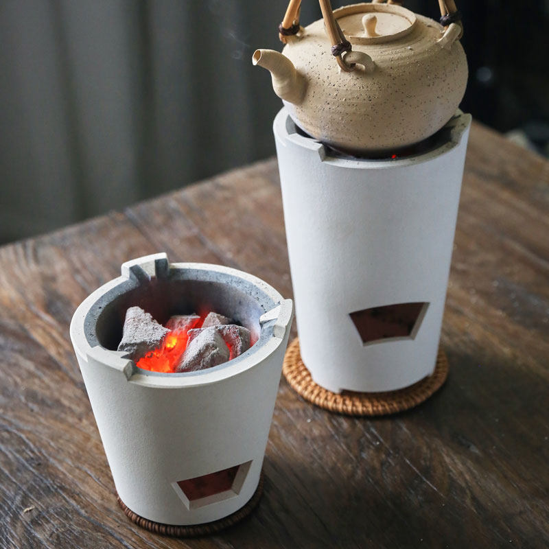 手工白泥炭火煮茶炉中式家用老式功夫茶具碳炉室内外蜡烛酒精风炉,淘宝优惠券,粉丝福利购,淘宝优惠卷