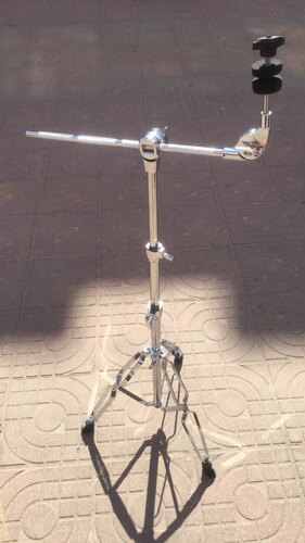 镲架架子鼓25管3节加厚镲架直斜两用架子加重半截架拓展水镲架子 - 图1