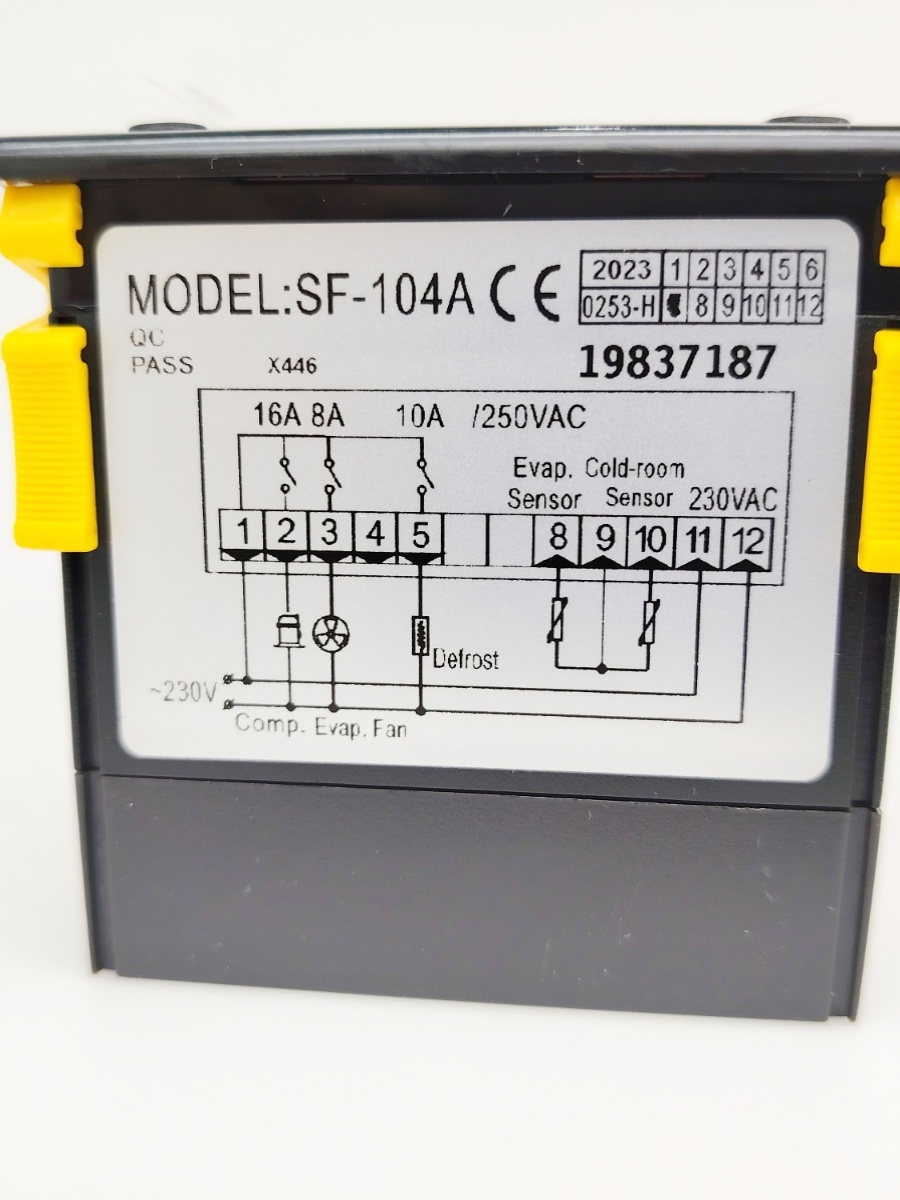 SF-104温控器尚方SF-104B/S/A雪柜P冷库冷柜冰箱数字通用智能仪表 - 图0