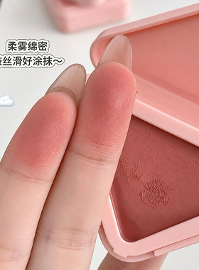 爱了！软糯绵密柔雾多用腮红膏韩系纯欲甜妹伪素颜自然提气色唇泥