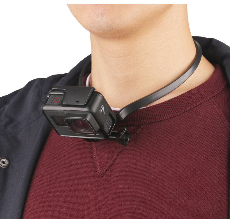 适用于GoPro9/8/7挂脖大疆action脖挂项圈路亚钓鱼第一人称支架,淘宝优惠券,粉丝福利购,淘宝优惠卷