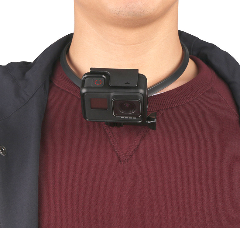 适用于GoPro9/8/7挂脖大疆action脖挂项圈路亚钓鱼第一人称支架,淘宝优惠券,粉丝福利购,淘宝优惠卷