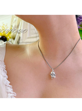 机器猫叮当猫项链纯银