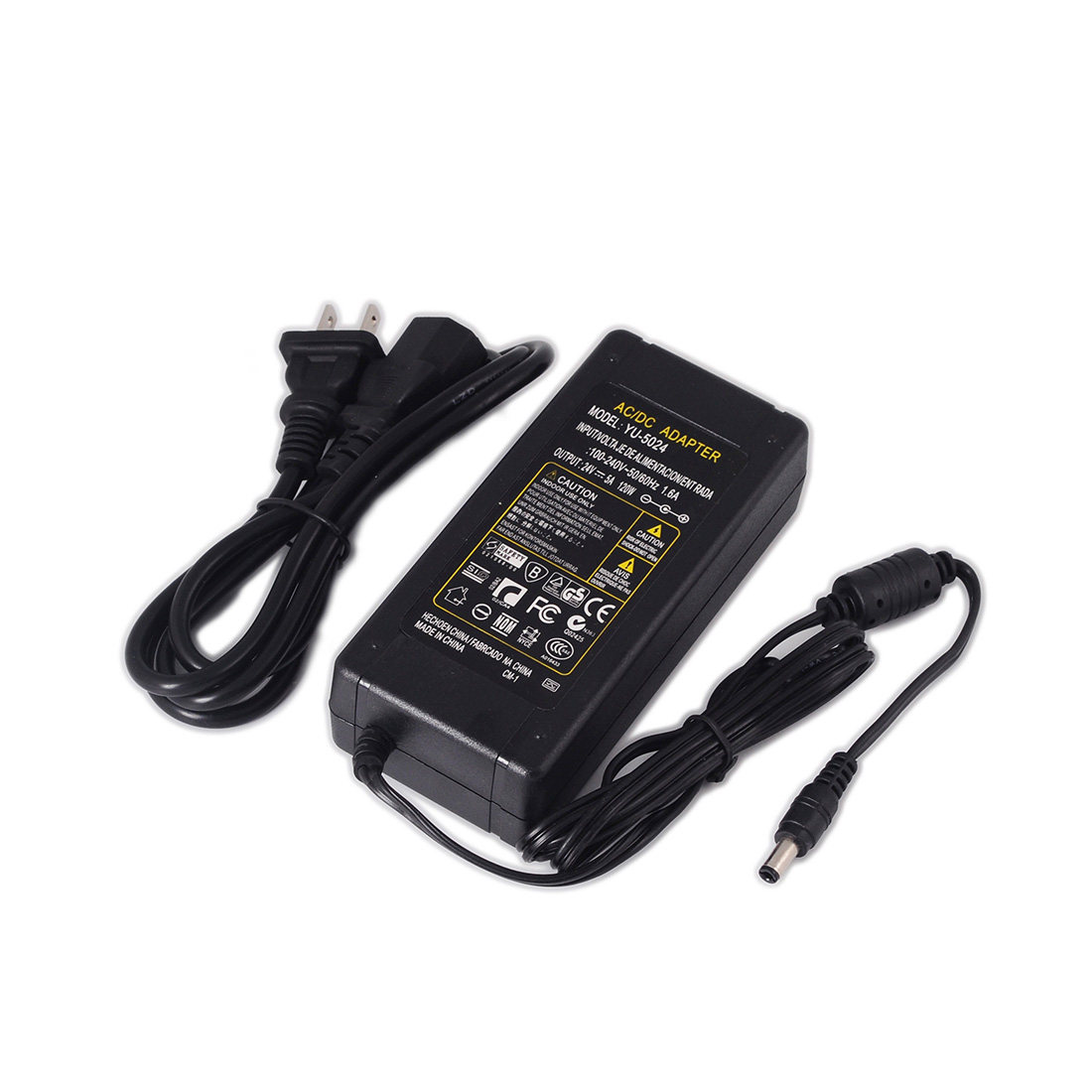 LED绝缘适配器功率24W 48W 72W 96W 120W火牛带插头胶壳DC24V电源 - 图3