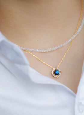 MUTI/缪媞天然月光石925纯银