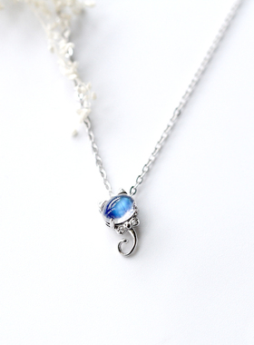 元气少女心小清新猫咪礼物项链