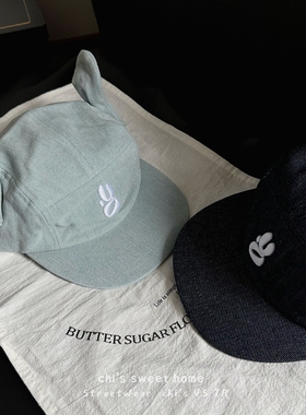 Chi's韩国小众新款水洗牛仔帽子