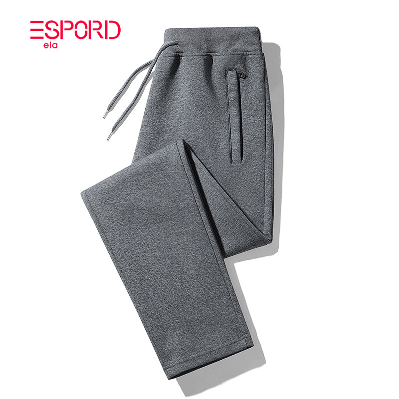 纯棉直筒卫裤男休闲裤浅灰色运动裤子宽松中年秋冬季加绒全棉长裤,淘宝优惠券,粉丝福利购,淘宝优惠卷