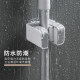 Mop hook hanger free of punching wall-mounted bathroom mop storage rack adhesive strong fixed buckle broom clip