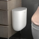 Wall-mounted large-capacity trash can with lid