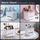 Mengni desktop tissue box multi-functional storage design