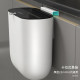 Cabinet door hanging food waste sorting trash can with lid