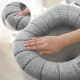 Soft plush toilet mat for all seasons, thickened and warm