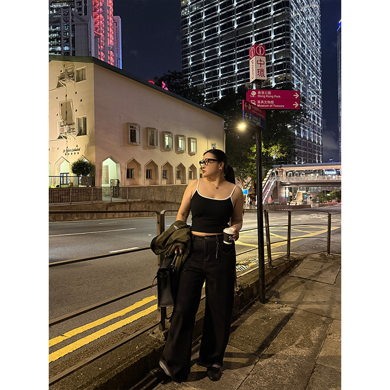 铅笔小鑫大码女装 亲肤高弹 自带胸垫吊带背心可外穿,淘宝优惠券,粉丝福利购,淘宝优惠卷