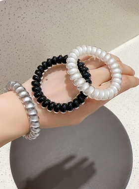 高级感加粗加厚大号电话线发圈女