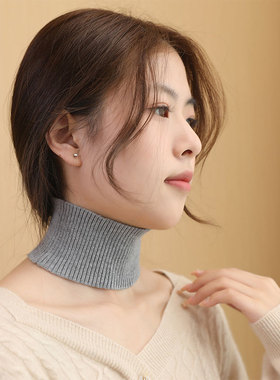 纯棉围脖秋冬季护颈椎男女护脖子
